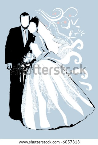 bride groom logo