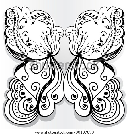Butterflybutterfly drawing stickers created Butterflydrawings
