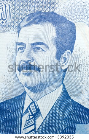 saddam hussein stencil