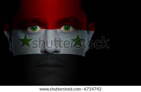 stock photo : Syrian flag