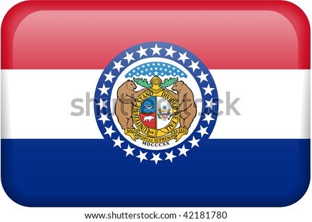 state of missouri flag. stock photo : Missouri flag