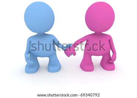 Boy And Girl Holding Hands Cartoon. oy and girl holding hands