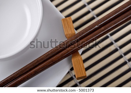 Asian dinnerware set.