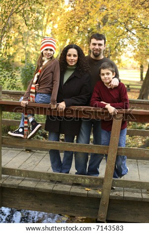 Fall family portrait