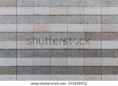 Granite tiles wall