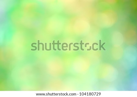 green blue and yellow abstract defocused background