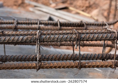 Steel mattress used for concrete rebar in the construction foundation site industry
