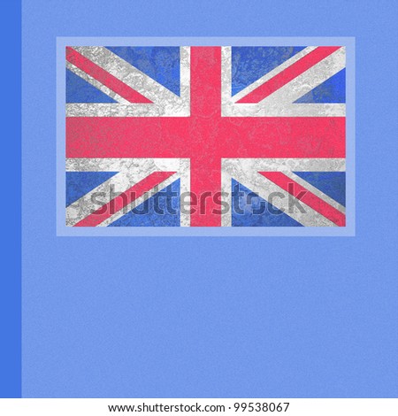 faded england flag