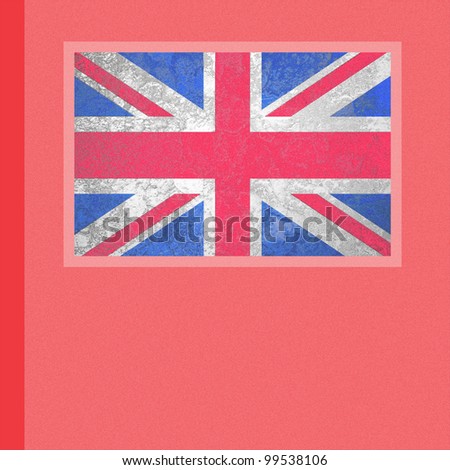 faded england flag