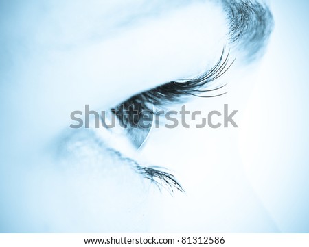 woman eye/ macro shot