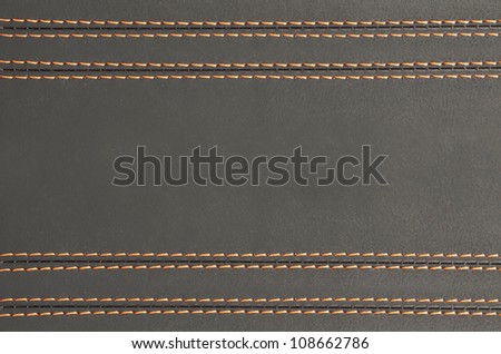 horizontal stitched leather background , art wallpaper
