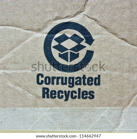 recycled paper with rich details.recycle symbol.