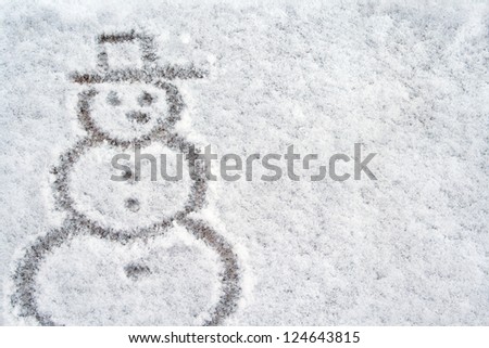 snow man/snow/winter