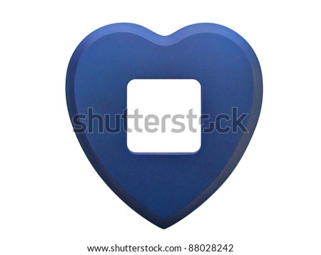 Blue Heart Frame