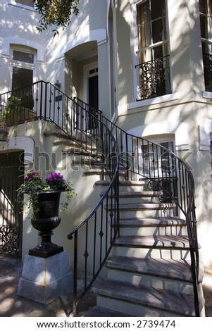 Historic Southern Home Stairway