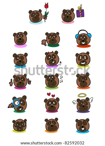 japanese bear emoticon