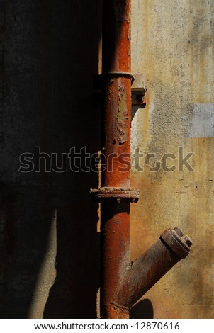 Old rusty pipe