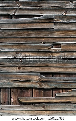 Old wood siding