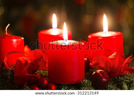 advent wreath for 3. advent
