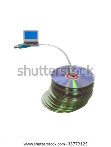 Computer storage has grown from CD and DVD disks to online storage and retrieval of data - path included