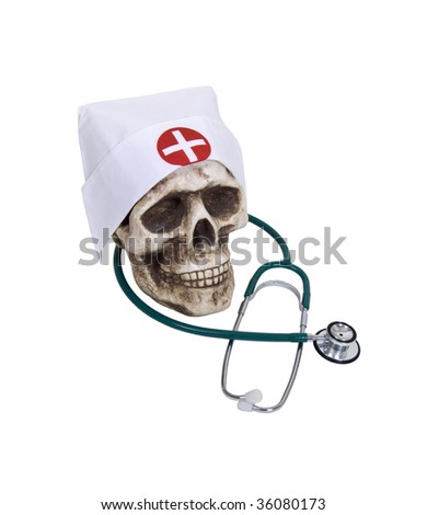 Clip Art Nurse Hat. Traditional nurse hat made