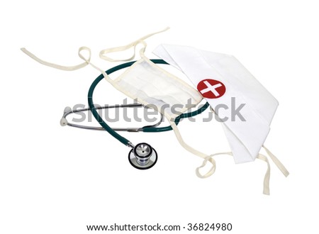 Clip Art Nurse Hat. stock photo : Nurse hat,