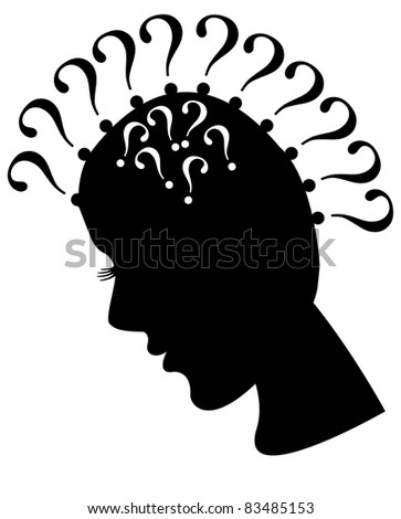 female head silhouette