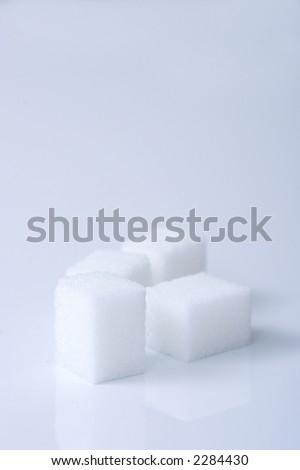 sugar, sugar pieces, sweet, tea, coffee, candy, diabetes, health, good, bad, white, blue, abstract, background, pleasure,