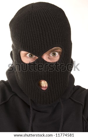 Evil Criminal Wearing Balaclava Stock Photo 11774581 : Shutterstock