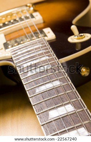 electric guitar background (close-up)