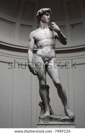 statue of David by italian