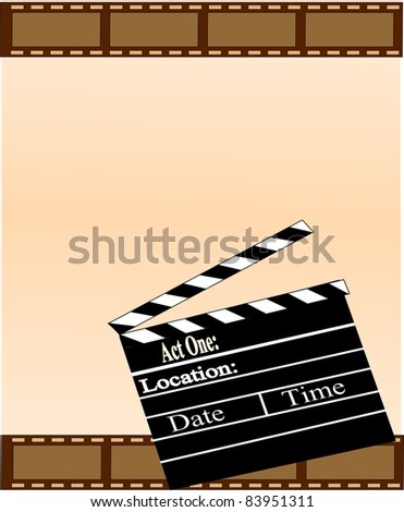 Clapper Board and Film