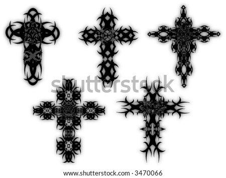 Black And White Vector Graphics. over white vector graphic