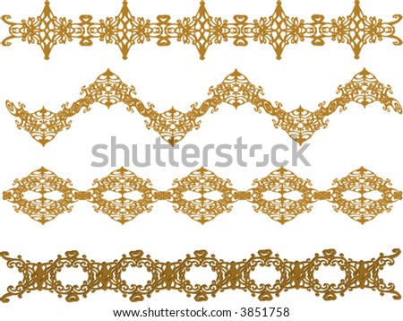 frames and borders. golden frames borders and