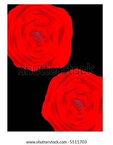 red rose flower background. stock vector : red rose flower vector style ackground