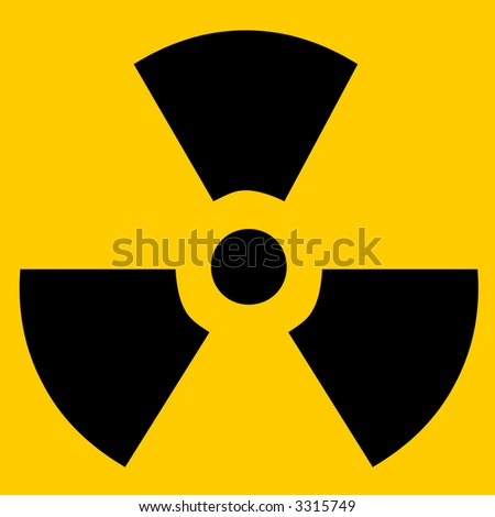 radioactive wallpaper. stock photo : Radioactive sign