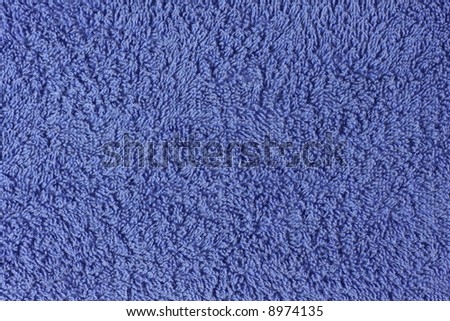 Slightly worn purple towel