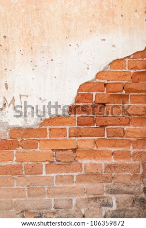 Abstract close-up brick wall background