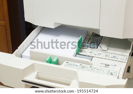 Multifunction printer in the office
