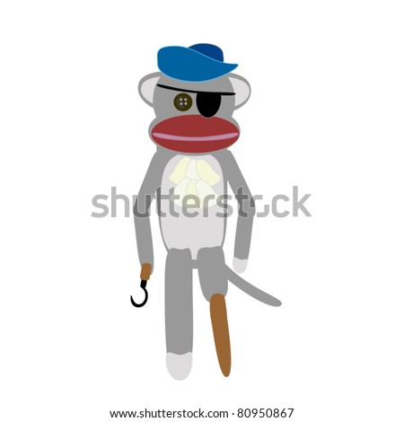 Pirate Sock Monkey