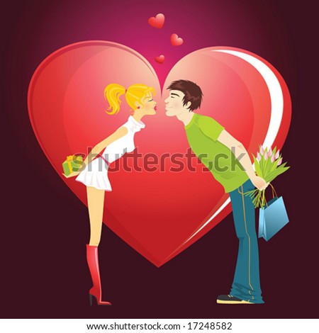 Valentines Facts on Saint Valentines Day Stock Vector 17248582 Shutterstock