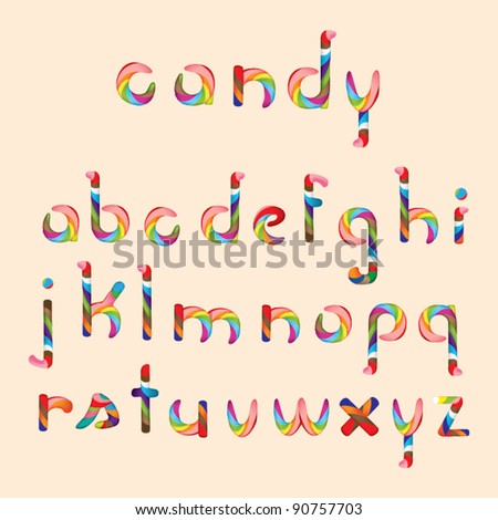 Candy Alphabet
