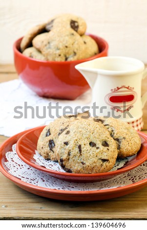 Skinny low fat chocolate chip cookies