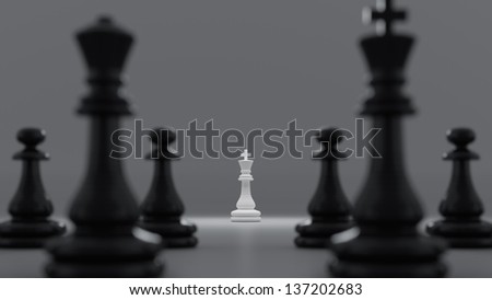 black and white Chess