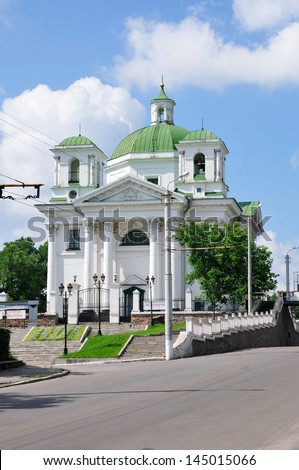 Classic Roman Catholic Church of St. John the Baptist (built in 1812). - a former Catholic religious building, which is located on Castle Hill. Now used as an organ hall. ?ity Bila Tserkva. Ukraine.