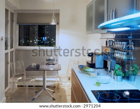 kitchen with table