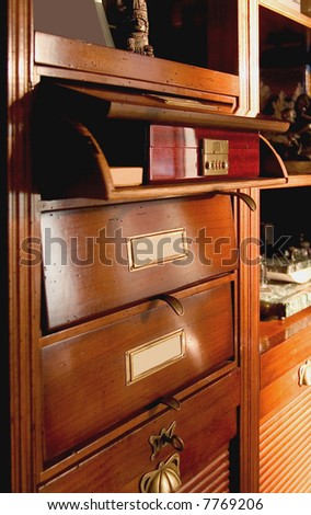 drawer in cabinet