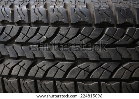 Textured pattern of a new truck tire background