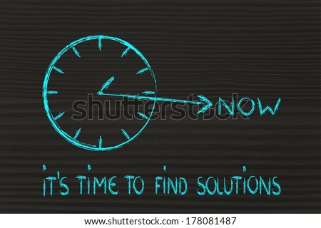 concept of not wasting time, find solutions
