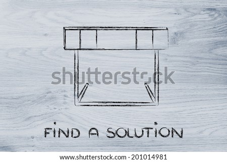 hurdle design, metaphor of overcoming the obstacles in life and winning the challenge